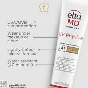 Kem chống nắng cho da nhạy cảm ELTAMD UV PHYSICAL BROAD SPECTRUM SPF 41 (5)