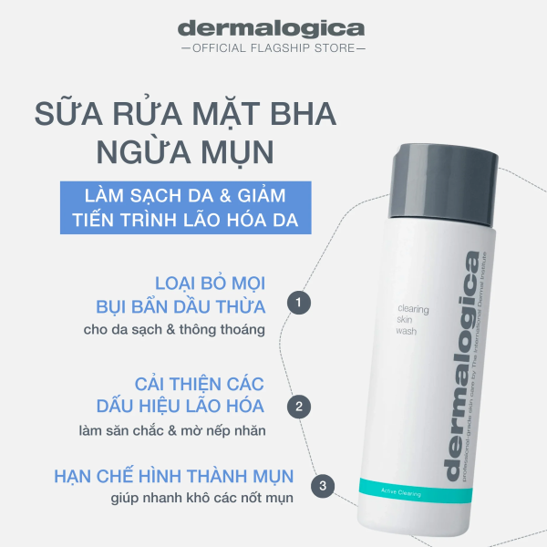 Sữa rửa mặt da mụn Dermalogica Clearing Skin Wash - Hình ảnh 2