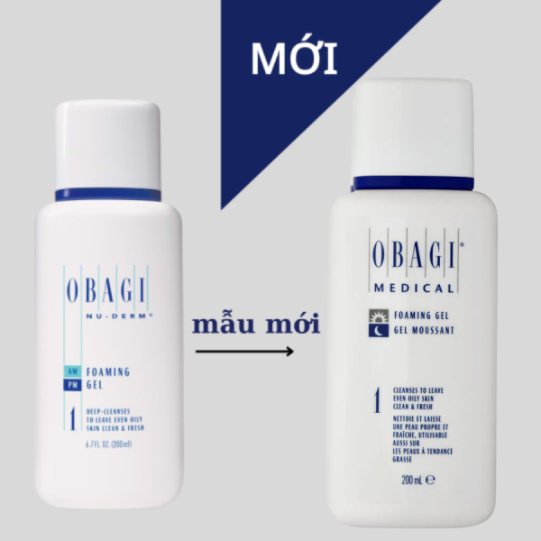 Sữa rửa mặt tinh khiết Obagi Foaming Gel - Hình ảnh 2