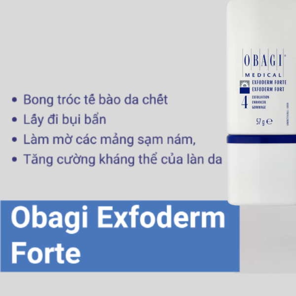 Kem bong tróc tế bào chết Obagi Exfoderm Forte - Hình ảnh 3