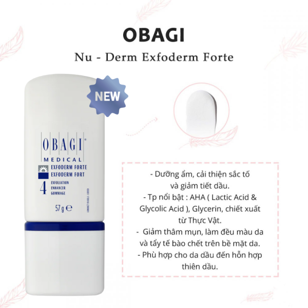 Kem bong tróc tế bào chết Obagi Exfoderm Forte - Hình ảnh 2
