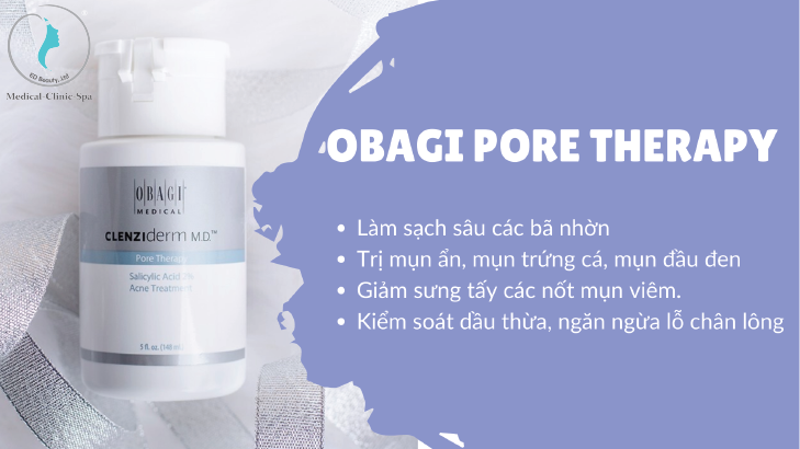 Công dụng của nước hoa hồng trị mụn Obagi Pore Therapy
