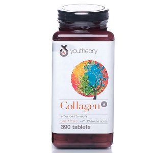 Collagen Youtheory 123 Viên uống collagen đẹp da mượt tóc