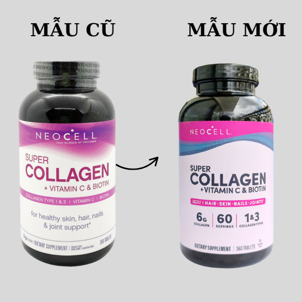 Neocell Collagen +C Viên uống săn chắc cơ thể chống lão hóa - Hình ảnh 2