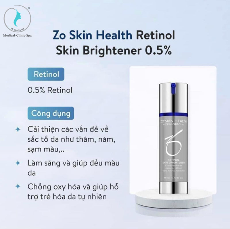 Công dụng của Retinol Skin Brightener 0.5%
