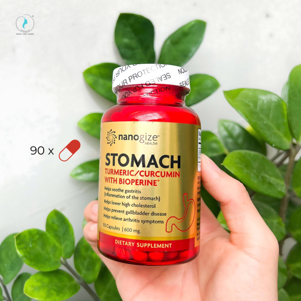 Viên uống hỗ trợ điều trị viêm loét dạ dày Nanogize Stomach ngăn ngừa bệnh túi mật của Mỹ 90 viên - Hình ảnh 3