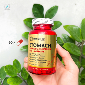 Viên uống hỗ trợ điều trị viêm loét dạ dày Nanogize Stomach ngăn ngừa bệnh túi mật của Mỹ 90 viên