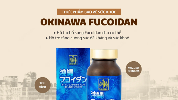 Viên uống hỗ trợ điều trị ung thư Nhật Fucoidan Okinawa Kanehide Bio 180 viên - Hình ảnh 2