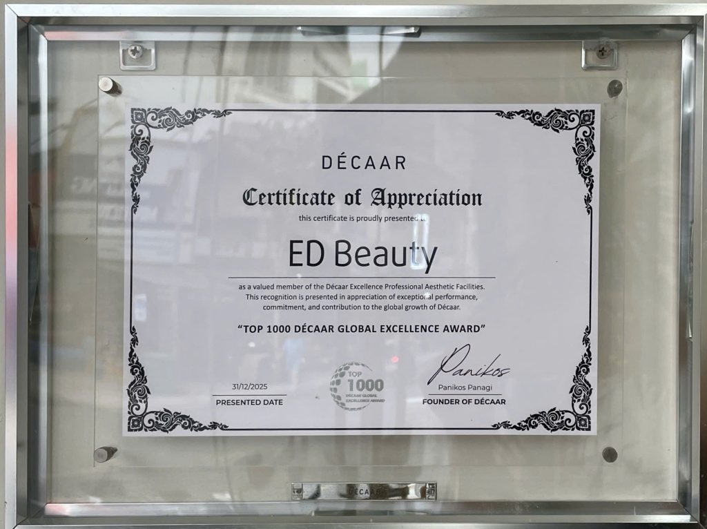 Decaar chứng nhận đối tác uy tín với Ed Beauty