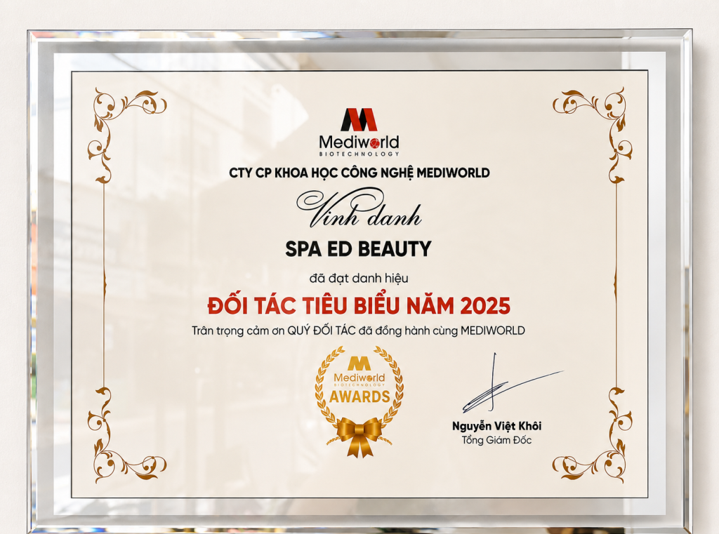 Mediworld vinh danh Ed Beauty là đối tác uy tín
