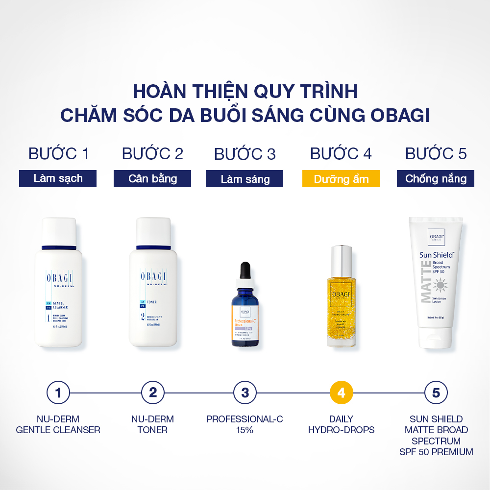 Serum cấp nước phục hồi da Obagi Daily Hydro-Drops - Hình ảnh 3