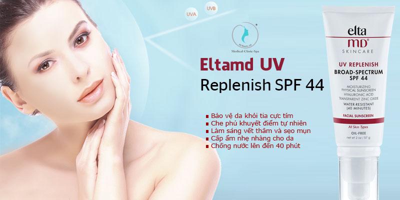 Công dụng của kem chống nắng Eltamd UV Replenish SPF 44