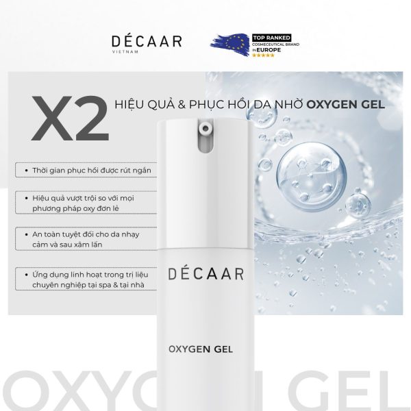 Gel phục hồi da Décaar Oxygen Gel - Hình ảnh 5
