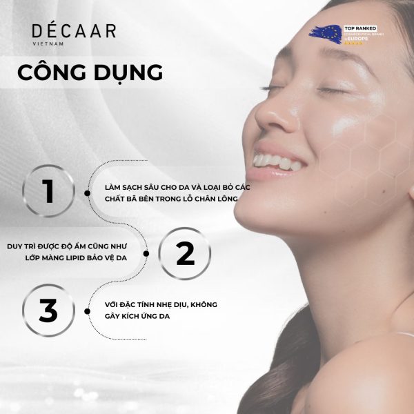 Sữa rửa mặt dịu nhẹ Décaar Cleansing Milk - Hình ảnh 5