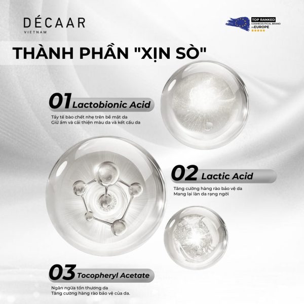 Sữa rửa mặt dịu nhẹ Décaar Cleansing Milk - Hình ảnh 6