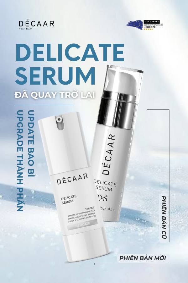 Tinh chất phục hồi da Décaar Delicate Serum