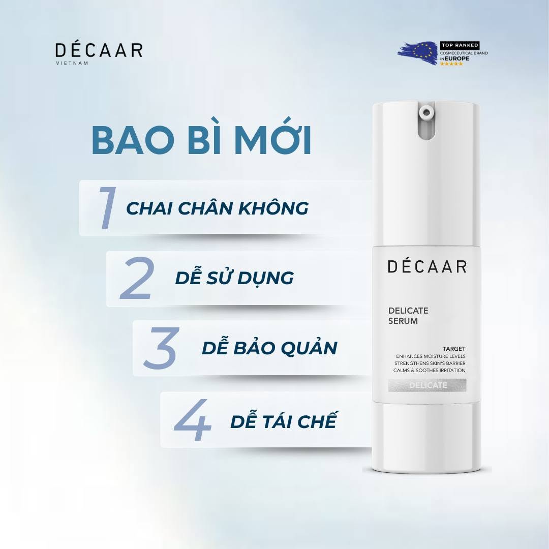 Tinh chất phục hồi da Décaar Delicate Serum
