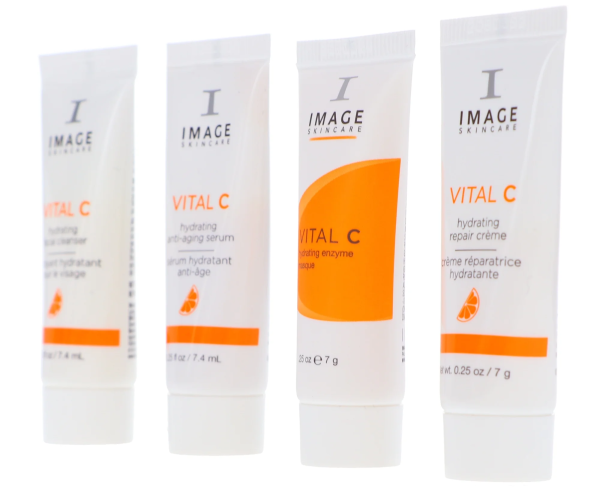 Bộ sản phẩm phục hồi sáng da Image VITAL C Travel Kit