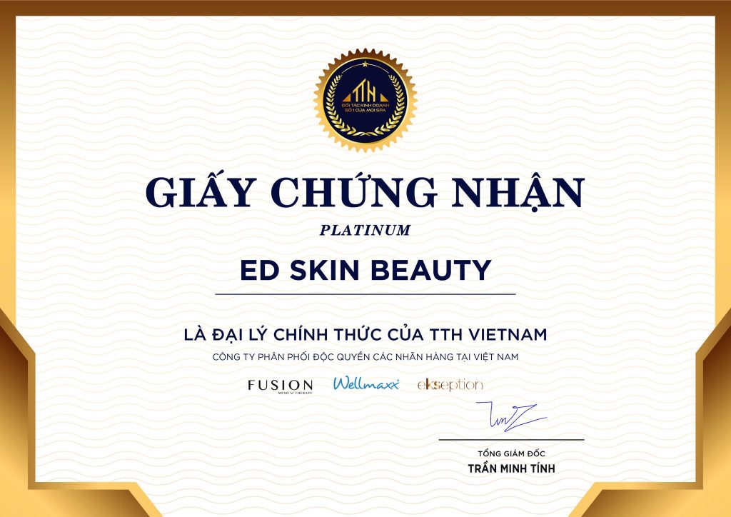 ED Skin Beauty là đại lý chính thức của TTH Việt Nam Wellmaxx - Fusion - Ekseption 