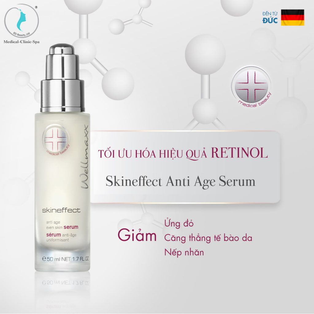 Tối ưu hiệu quả Retinol với Wellmaxx Skineffect Anti Age Serum