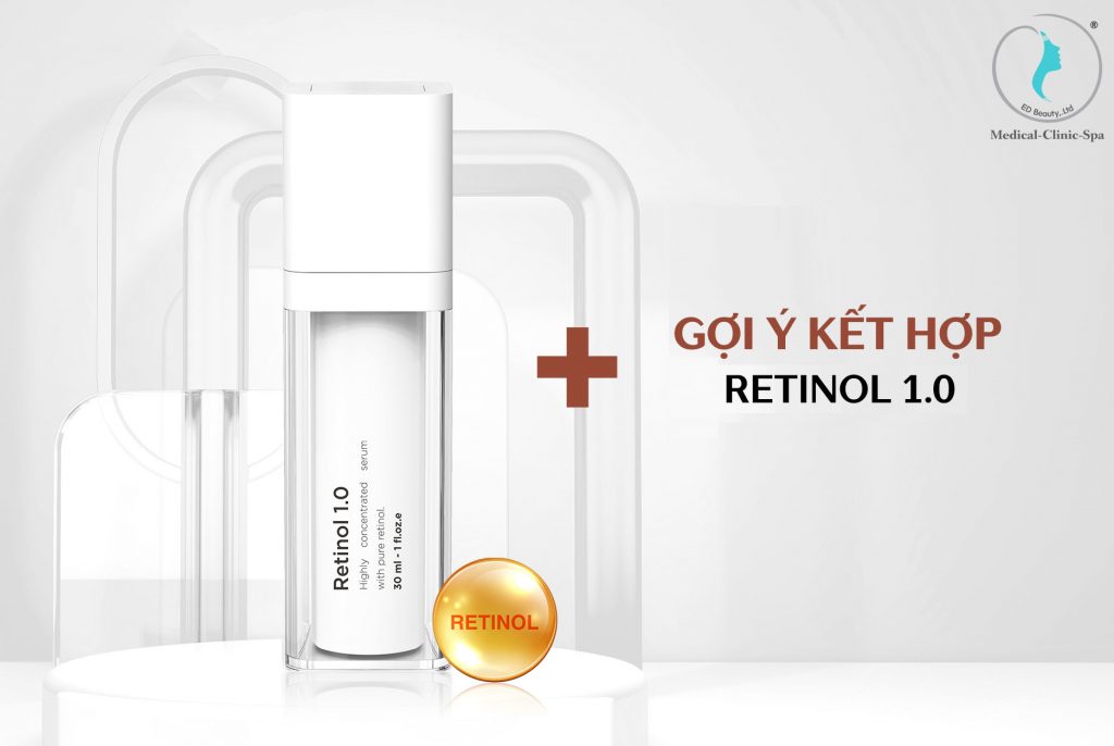 Kết hợp Retinol 1.0 của Fusion Meso trong treatment