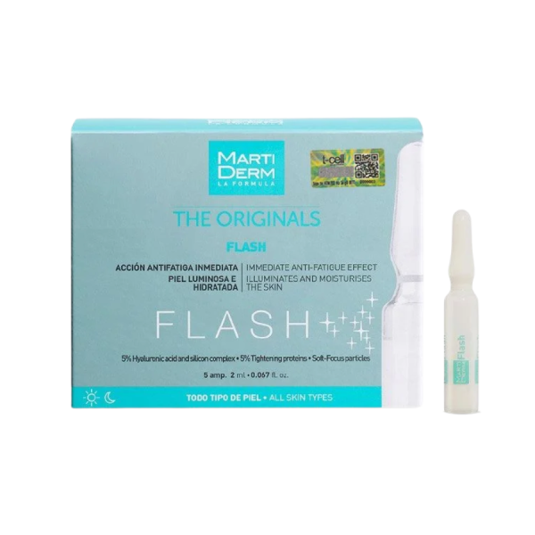 Tinh chất cấp ẩm, sáng da tức thì Martiderm The Originals Flash