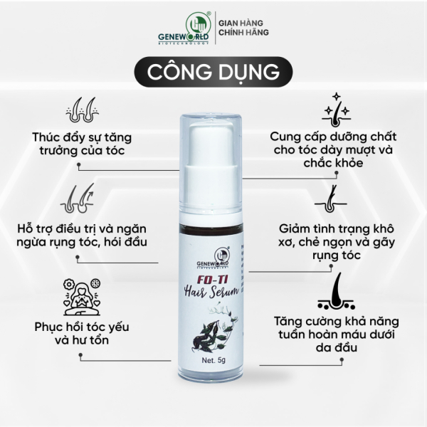 Tinh chất kích thích mọc tóc Fo-Ti Hair Serum - Hình ảnh 2
