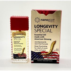 Dầu Sâm Hoa Kỳ Nanogize Longevity Special Ginseng Essential Oil