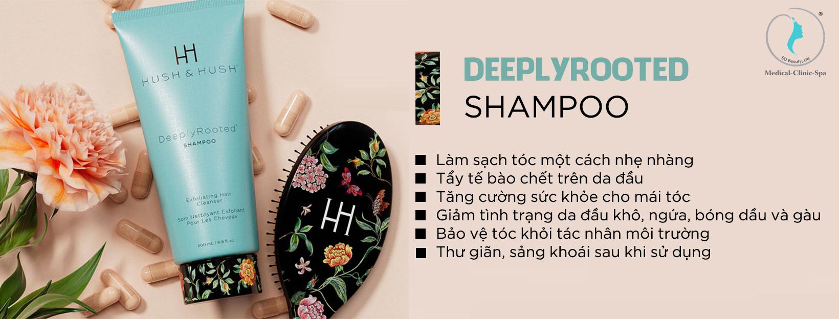 Công dụng của dầu gội Hush and Hush DeeplyRooted Shampoo