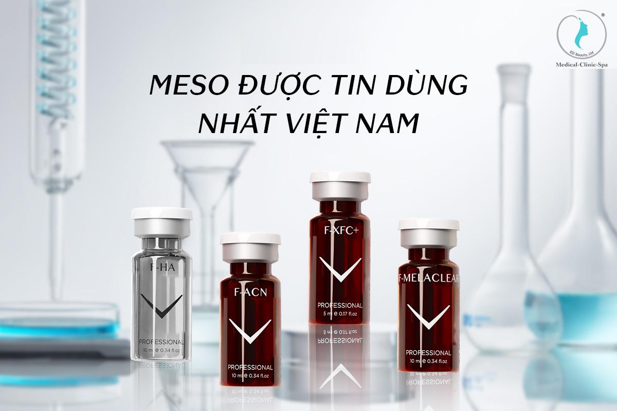 Thương hiệu Fusion Meso (Tây Ban Nha) được tin dùng nhất Việt Nam