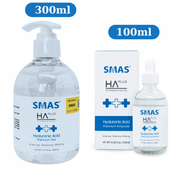 Tinh chất cấp nước SMAS HA Plus Hyaluronic Acid Premium Ampoule - Hình ảnh 2
