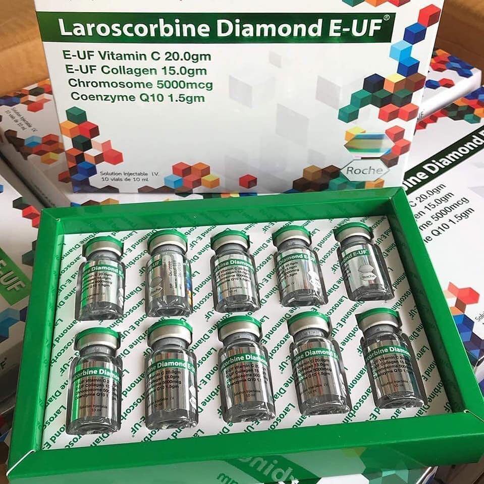 Dung Dịch Truyền Trắng Da Laroscorbine Diamond E-Uf 100Ml
