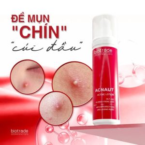 Lotion chấm mụn sưng viêm Biotrade Acnaut Active Lotion - Ảnh 4