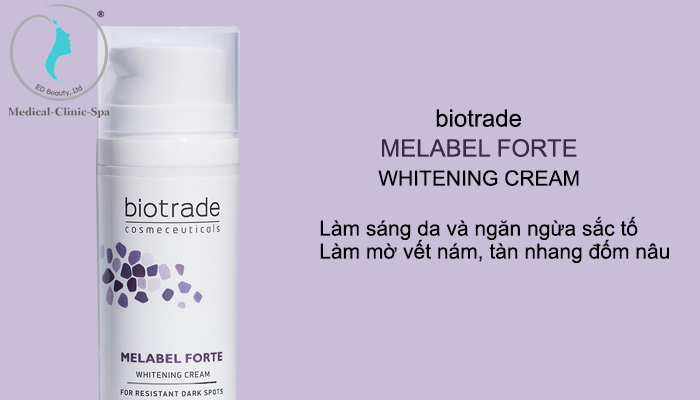 Tác dụng của Biotrade Melabel Forte Whitening Cream