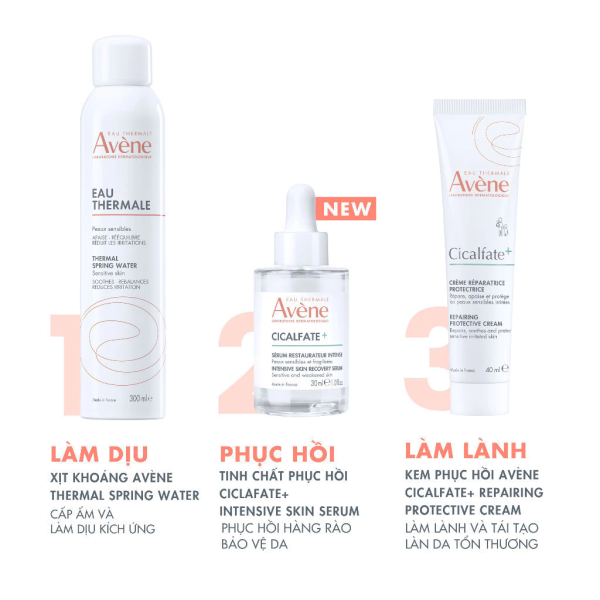Kem phục hồi làm dịu da Avene Cicalfate+ Repairing Protective Cream - Hình ảnh 7