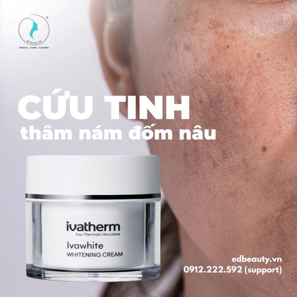 Kem dưỡng trị nám làm sáng da Ivatherm Ivawhite Cream - Hình ảnh 4