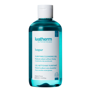 Sữa rửa mặt cho da mụn nhạy cảm Ivatherm Ivapur Purifying Cleansing Gel