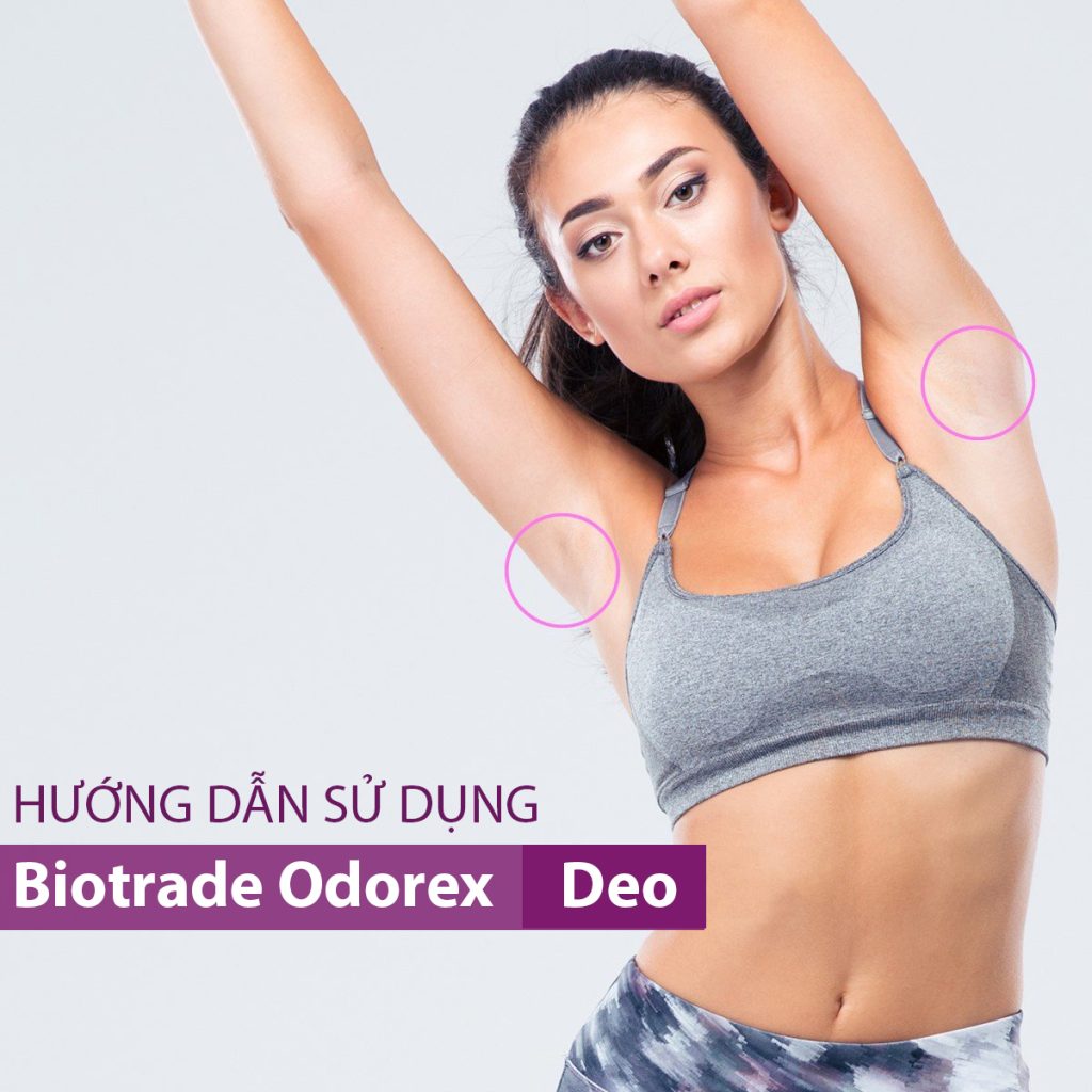 Hướng dẫn sử dụng sản phẩm khử mồ hôi Biotrade Odorex Deo