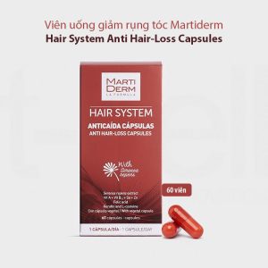 Viên uống giảm rụng tóc Martiderm Hair System Anti Hair-Loss Capsules