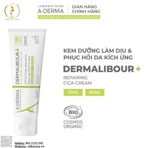 Kem phục hồi, làm dịu da, kháng khuẩn A-Derma Dermalibour+ Repairing Cream - Ảnh 2