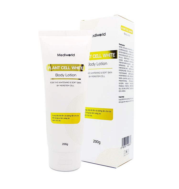 Kem dưỡng trắng body Mediworld Plant Cell White Body Lotion