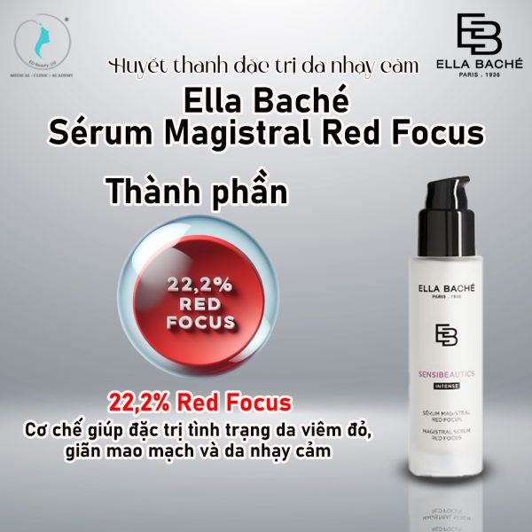 Huyết thanh đặc trị da nhạy cảm Ella Bache Sérum Magistral Red Focus 22.2% - Hình ảnh 3