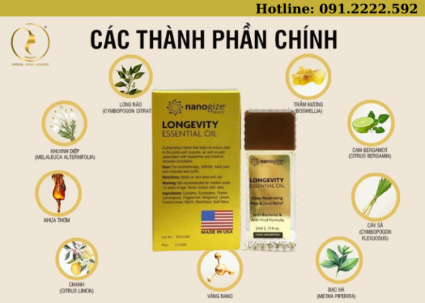 Dầu gió vàng Nanogize Longevity Essential Oil™ - Hình ảnh 3