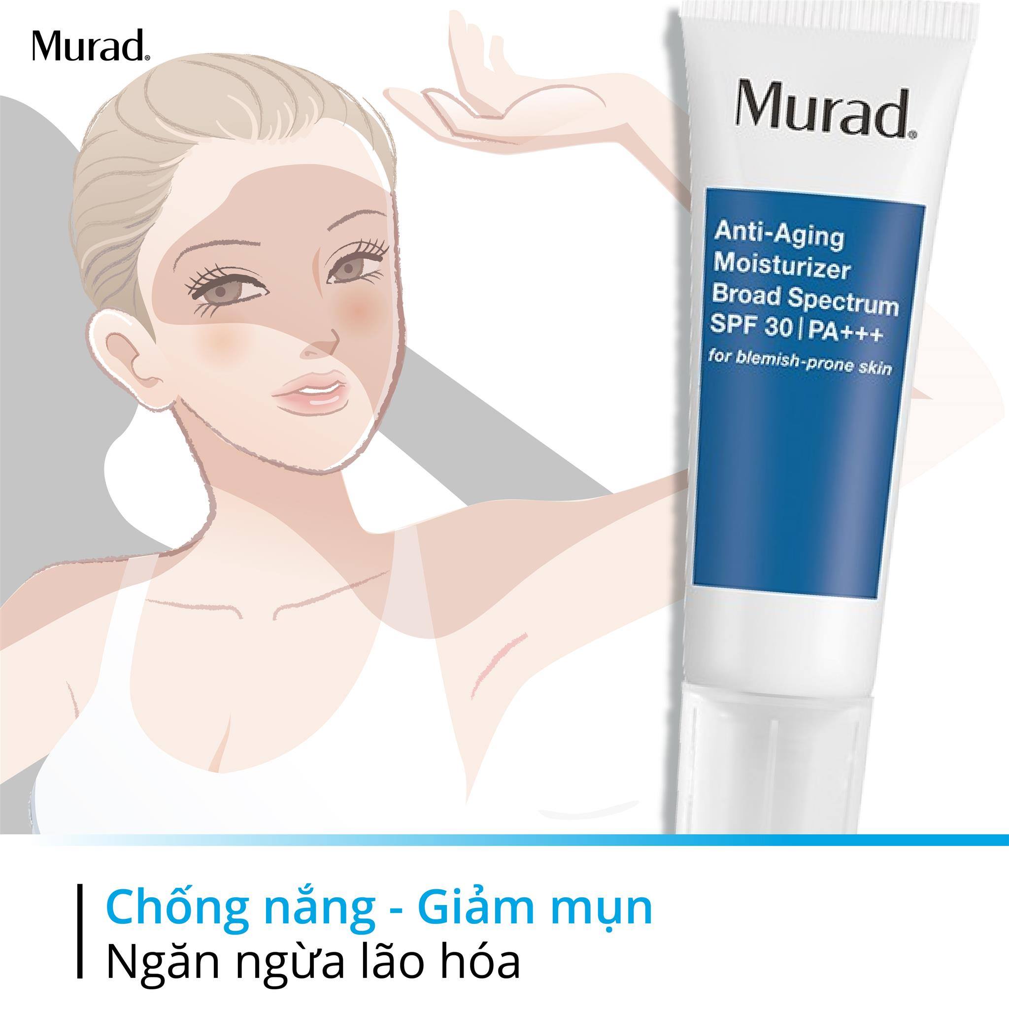 Kem chống nắng tốt dưỡng da Murad Anti-Aging Moisturizer SPF 30