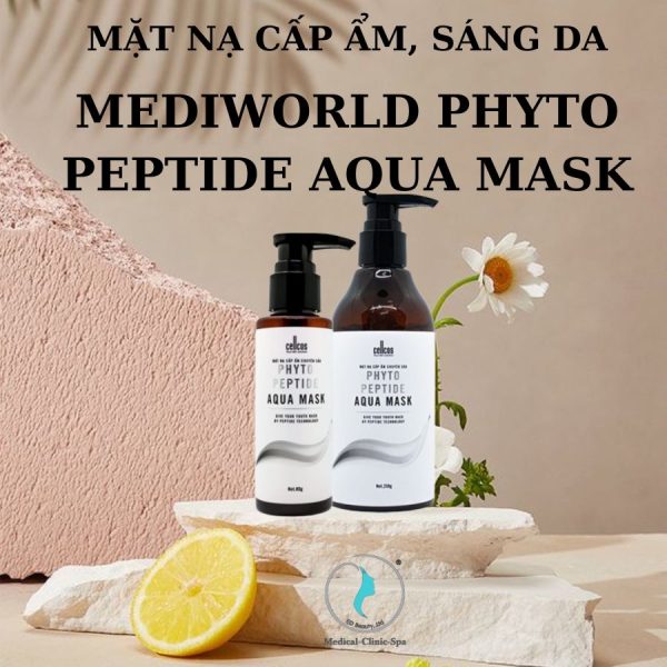 Mặt nạ cấp ẩm và hỗ trợ làm sáng da Mediworld Phyto Peptide Aqua Mask