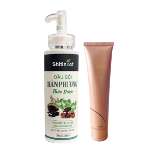 Combo Dầu gội và Gel dưỡng Shitinsof Thảo dược Hán Phương