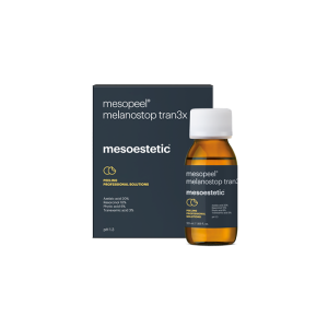 Mesopeel® Melanostop Tran3x kết hợp với các thành phần khác như azelaic acid, resorcinol và phytic acid, tranexamic acid có thể tăng cường hiệu quả trong việc điều trị tăng sắc tố da.