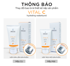 Thay đổi thiết kế sản phẩm VITAL C Hydrating Waterburst