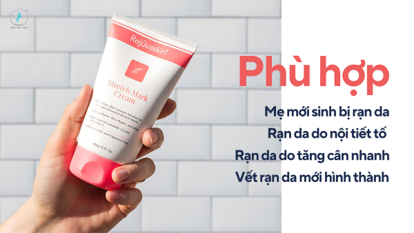 Kem ngăn ngừa & làm mờ rạn da Rejuvaskin Stretch Mark Cream