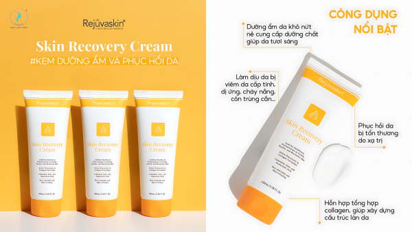 Kem dưỡng ẩm, phục hồi da Rejuvaskin Skin Recovery Cream